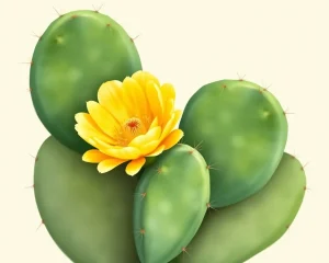 Prickly pear cactus