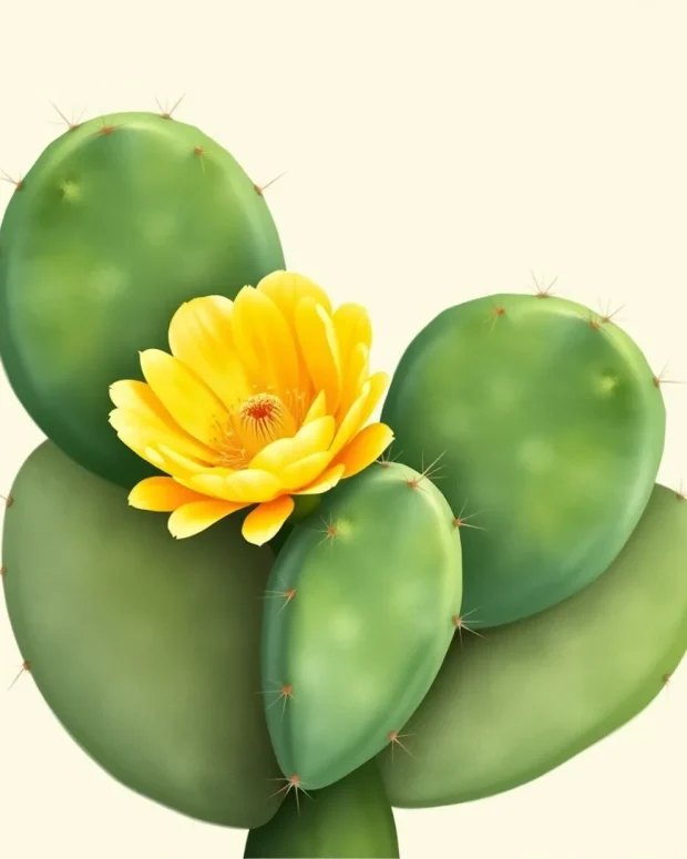 Prickly pear cactus